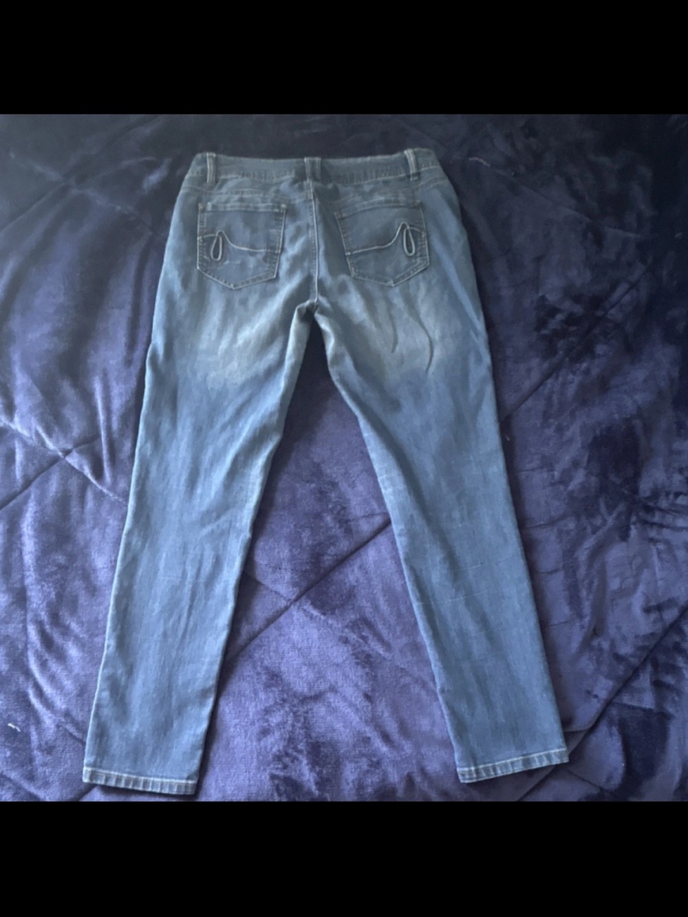 Apt. 9 Medium Indigo Modern Fit Skinny Jeans - Picture 4 of 8